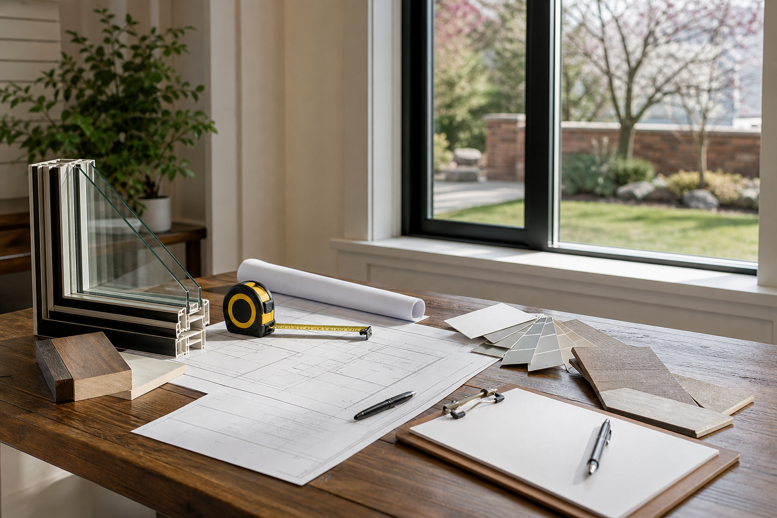 Planning Your Window Project editorial illustration