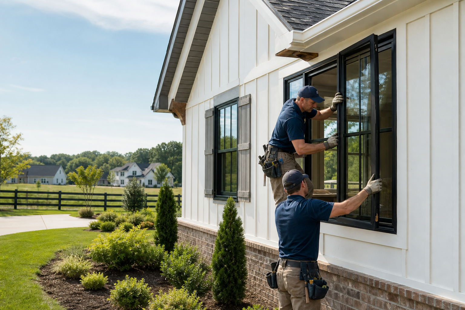 Window Installation and Repair for Hazel Green, AL editorial illustration