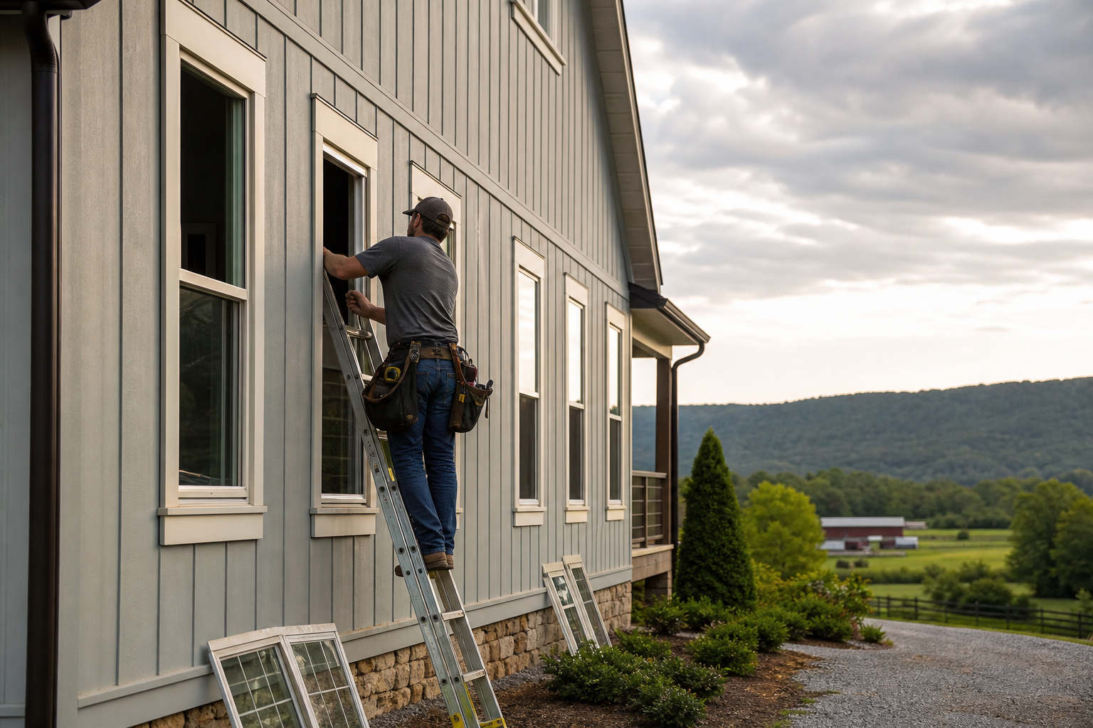 Window Installation and Repair for Priceville, AL Properties editorial illustration